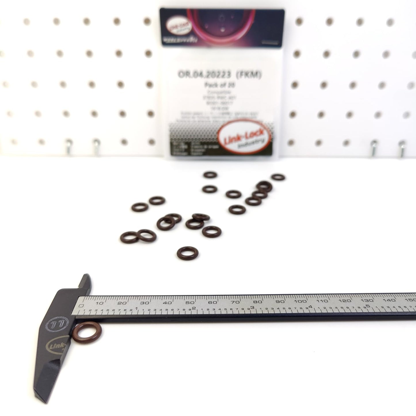 LINK-LOCK 20PCS OR.04.20223 FKM Viton Sealing O-Ring Kit of Injector 37835-RWC-A01 90301-06017 1618.GW for HONDA for LEXUS for PEUGEOT