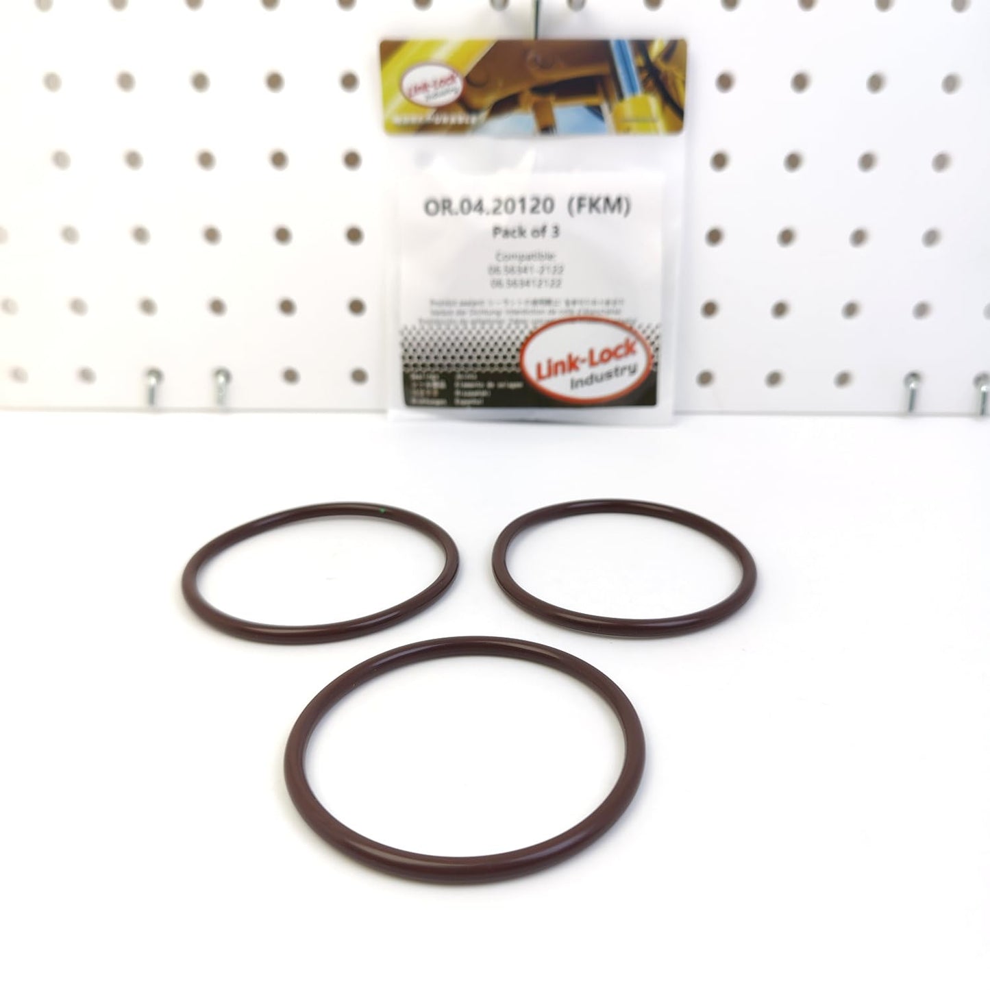 LINK-LOCK 3PCS OR.04.20120 FKM Viton Sealing O-Ring Kit of Thermostat 06.56341-2122 06.563412122 for MAN