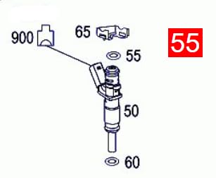 LINK-LOCK 20PCS OR.03.10010 FKM Viton Sealing O-Ring Kit Of Fuel Injector A0009979407 A0009979507 A0149976845 A0199971348 035906149A 06A906145 WHT005422B For MERCEDES-BENZ-M111 M112 For AUDI