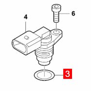 LINK-LOCK 10PCS OR.03.10399 FKM Viton Sealing O-Ring Kit of Timing gear chamber 030906149A For AUDI