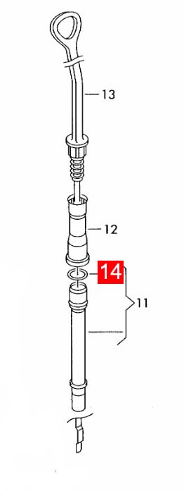 LINK-LOCK 10個 OR.03.10585 FKMバイトンシーリングOリングキット オイルディップスティック用 N90421101 A0159970745 A0169973348 397920 AUDI用 VW用 SCANIA用 MERCEDES-BENZ用