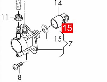 LINK-LOCK 10PCS OR.03.10286 FKM Viton Sealing O-Ring Kit of Fuel Pump WHT008259 3347937 17099-00QAA For AUDI (SAIC)-DMEA For VW (FAW)-DMEA For VW (SVW)-DMEA