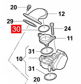 LINK-LOCK 6PCS OR.03.10103 FKM Viton Sealing O-Ring Kit Of Throttle valve connection 06E145272A 99970150540 For AUDI-CRED CREC CTDA CREG For PORSCHE-MA1 MAB MDA MDB