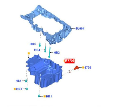 LINK-LOCK 10PCS OR.03.10030 FKM Viton Sealing O-Ring Kit Of Oil drain screw FT4E-6734-BA FT4Z-6734-A For FORD-996 C27PD0X DD2S For FORD(CHANGAN)-GTDIQ5 GTDIQ6 For FORD USA-C30PDTX T27PD0X DD2X