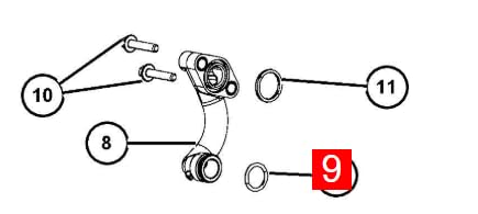 LINK-LOCK 10個組 OR.03.10212 FKMバイトン製 オイルポンプ用Oリングキット 68211201AA 1399696 2250482 K2GE6659BA K2GE-6659-BA K2GZ-6659-B FORD-N3DA N3DBおよびFORD USA-C20HDTX C23HDTX用