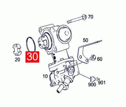 LINK-LOCK 10PCS OR.03.10289 FKM フッ素ゴム製シーリングOリングキット フューエルポンプ用 0219972345 A0219972345 MERCEDES-BENZ-M271用