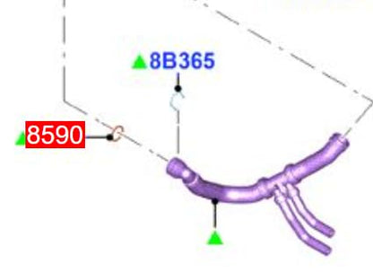 LINK-LOCK 6個組 OR.03.10155 FKMバイトンシーリングOリングキット クーラントパイプライン用 5085715 BC34-8D058-EA BC34-8D058-EB BC3Z-8590-F RTS-1073 FORD-BGDA BGDC BGDE FORD USA-T27PD0X T35PDTD対応