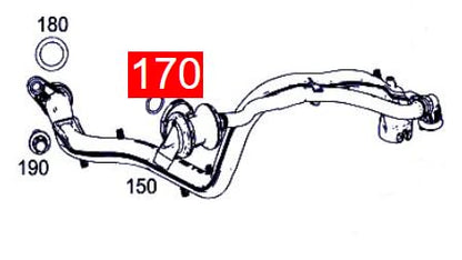 LINK-LOCK 10PCS OR.03.10547 FKMバイトンシーリングOリングキット排気管用 7T4E-6B080-AA A0269975945 FORD-USA MERCEDES-BENZ用