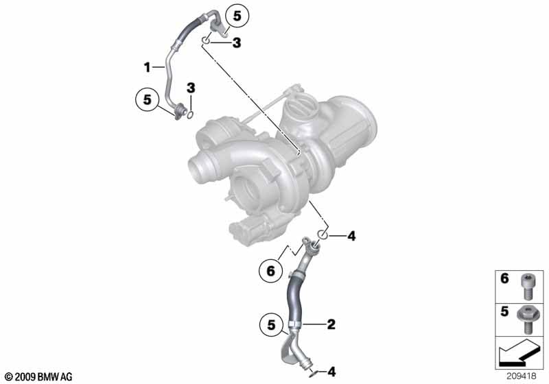 LINK-LOCK 10PCS FKM Viton OR.01.10008 Turbocharging Pipeline O-Ring 11427590576 for BMW N55 B58