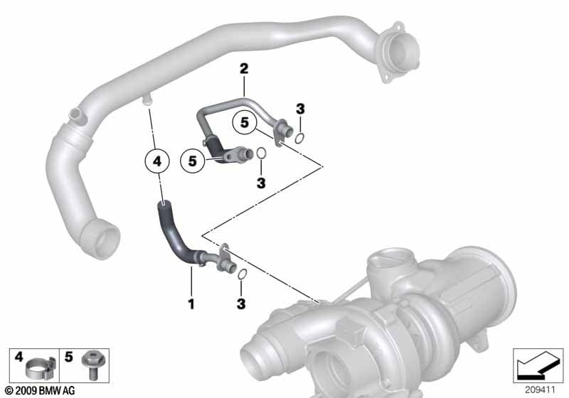 LINK-LOCK 32PCS FKM Viton OK.01.H0003S Engine coolant pipe / Water hose O-Ring Kit  11537590575 07141696931 11427590576 for BMW N55 F10 F11 F07 535I 535GT