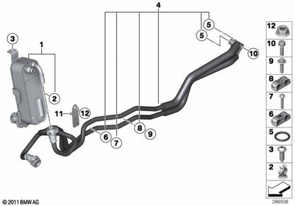 LINK-LOCK 50PCS FKM Viton OK.01.70001 O-RING Kit for transmission cooling pipe 17227613656 17227800958 17211742636 for BMW E46 E90 E93 E60 E65 F82 E66 F02 E70 E71 E85