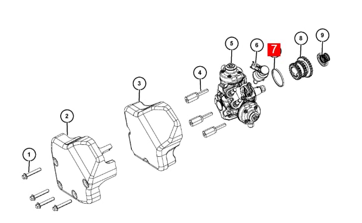 LINK-LOCK 10PCS OR.03.10221 FKM Viton Sealing O-Ring Kit of Fuel injection pump 12601645 68211267AA 1664754 04125416 G4D39C991AA BC3Q-9417-AA BC3Z-9417-A 8097979 LR139238 A0009979906 A0239976548