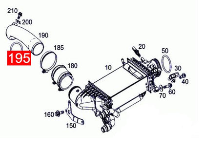 LINK-LOCK 10PCS OR.03.10368 FKMバイトンシーリングOリングキット ターボチャージャーインテークホース用 0129972245 0209977845 A0129972245 A0209977845 MERCEDES-BENZ-OM611 OM621 OM613 OM646 OM647 OM648用