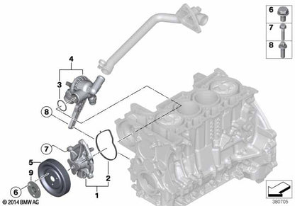 LINK-LOCK 10個 FKMバイトン OR.01.40010 エンジンサーモスタット Oリングガスケット 11537618806 BMW N13用