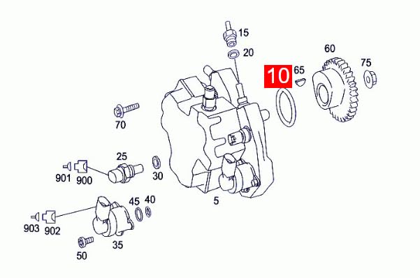 LINK-LOCK 6PCS OR.03.10226 FKM Viton Sealing O-Ring Kit of Fuel injection pump 13512248485 6420780080 A6420780080 For MERCEDES-BENZ-OM642 OM629 For JEEP-EXL For CHRYSLER-EXL M664