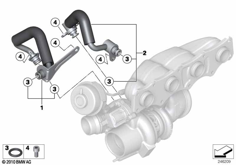 LINK-LOCK 38PCS FKM Viton OK.01.H0002S Engine coolant pipe / Water hose O-Ring Kit 11538853284  07119907330 11427615472 for BMW N20 F10 F07 F11 F18 520I 528I 525I