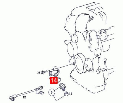 LINK-LOCK 6PCS OR.03.10504 FKMバイトン製シーリングOリングキット 冷却水パイプ 05073850AA A0069977548 15066-HG00A CHRYSLER JEEP MERCEDES-BENZ NISSAN用