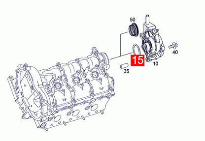 LINK-LOCK 3PCS OR.03.10313 FKM Viton Sealing O-Ring Kit of Vacuum Pump 0219973645 A0219973645 For MERCEDES-BENZ-M272