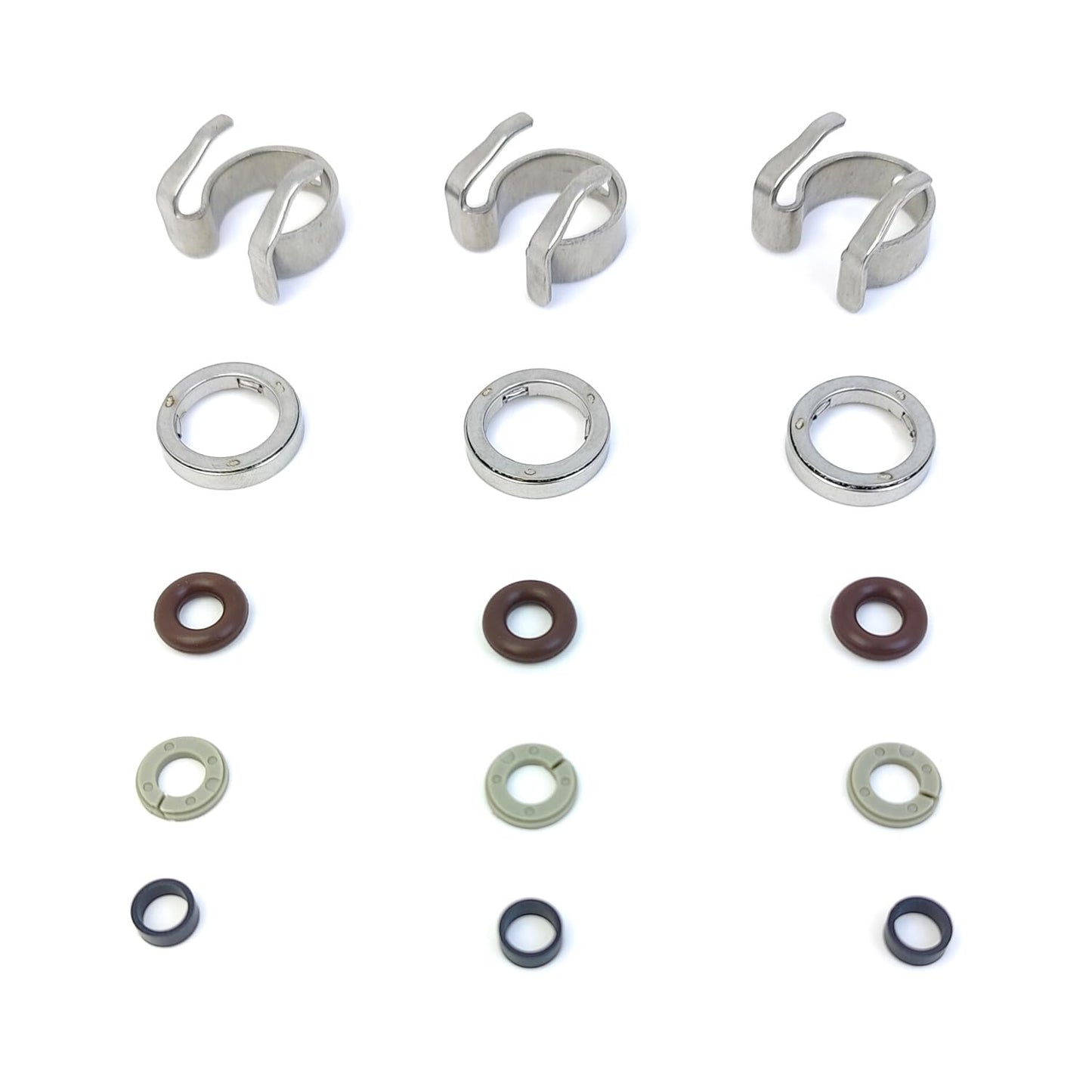 LINK-LOCK 3Set OK.04.10027 fuel injector repair kit 12644934 with FKM Viton O-RING For BUICK For CHEVROLET For CADILLAC 3.6L LLT LP1