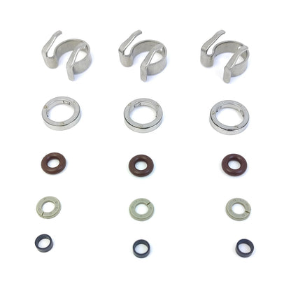 LINK-LOCK 3Set OK.04.10027 fuel injector repair kit 12644934 with FKM Viton O-RING For BUICK For CHEVROLET For CADILLAC 3.6L LLT LP1
