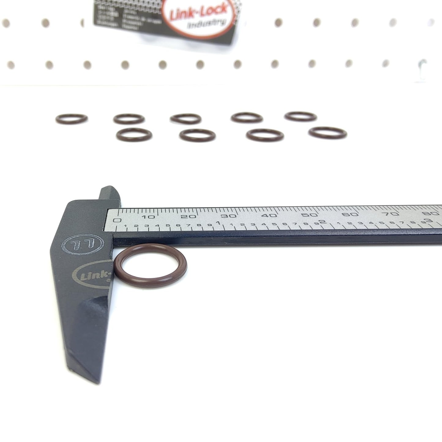LINK-LOCK 10個入り OR.03.10593 FKMバイトン 12×2 シーリング ユニバーサルOリングキット 214-7568 3037537 CATERPILLAR用 CUMMINS用