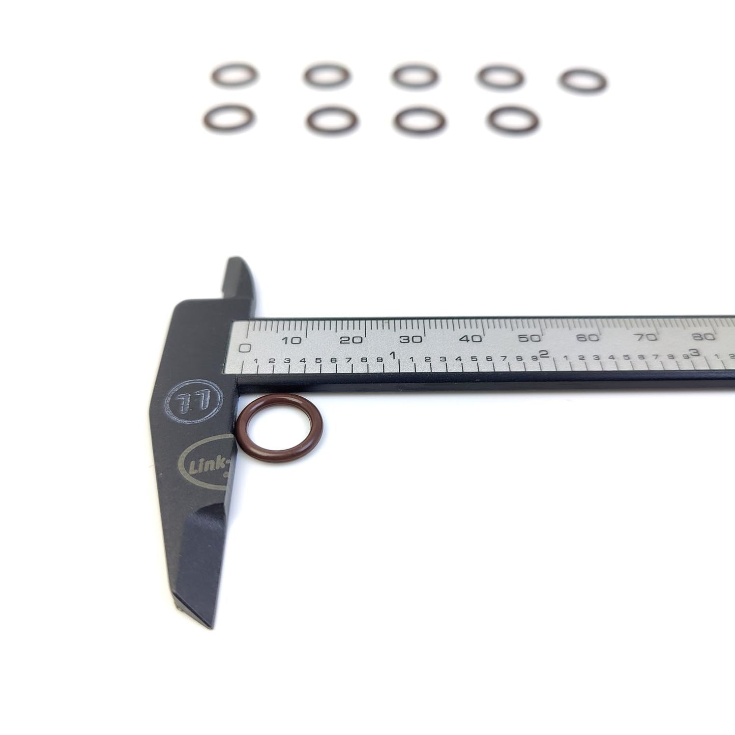 LINK-LOCK 10PCS OR.03.10429 FKM Viton オイルレベルゲージOリングキット 1007713 W701261S300 11437560211（FORD、MINI用）