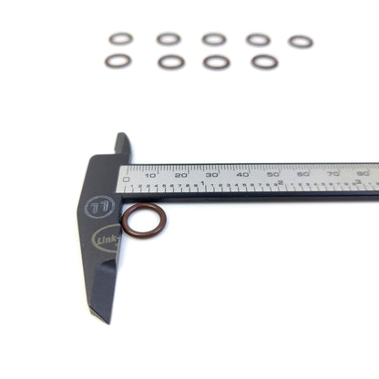 LINK-LOCK 10PCS OR.03.10429 FKM Viton オイルレベルゲージOリングキット 1007713 W701261S300 11437560211（FORD、MINI用）