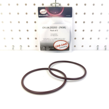 LINK-LOCK 2PCS OR.04.20283 FKM Viton Sealing O-Ring Kit of Air Filter Housing Intake Hose 13718637819 for BMW