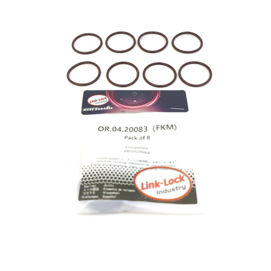JEEP用エンジンフィルターキャップ LINK-LOCK 8PCS OR.04.20083 FKM VitonシーリングOリングキット 68029299AA