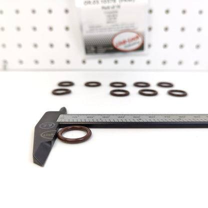 LINK-LOCK 10PCS OR.03.10378 FKM Viton シーリングOリングキット ターボチャージャーオイルドレン用 12612816 17281681 4895477 BUICK-LHU用 CADILLAC(SGM)-LNF用 CHEVROLET-LNF用