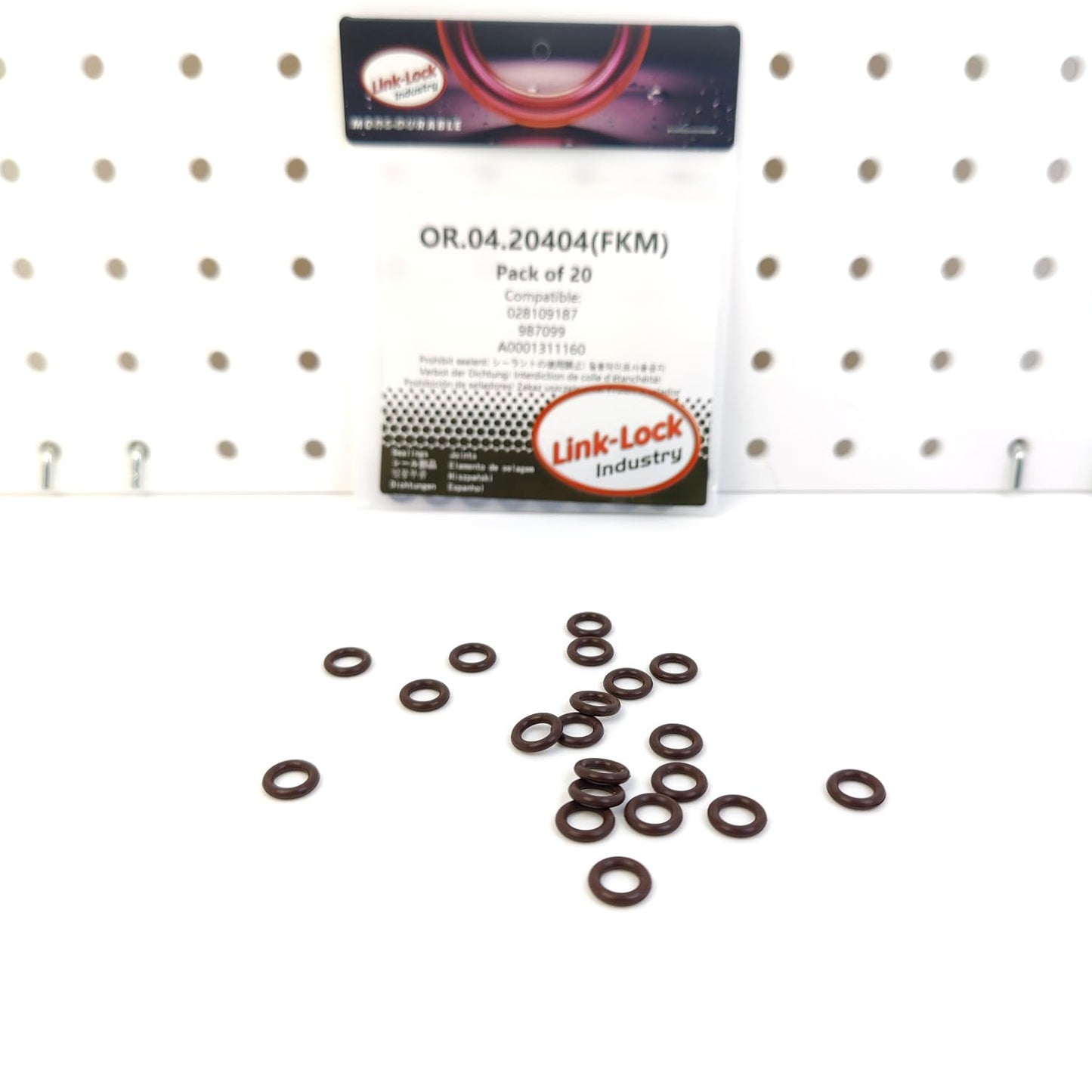 LINK-LOCK 20PCS OR.04.20404 FKM Viton Sealing O-Ring Kit of Oil Dipstick 028109187 987099 A0001311160 for MERCEDES-BENZ for FIAT for VAG