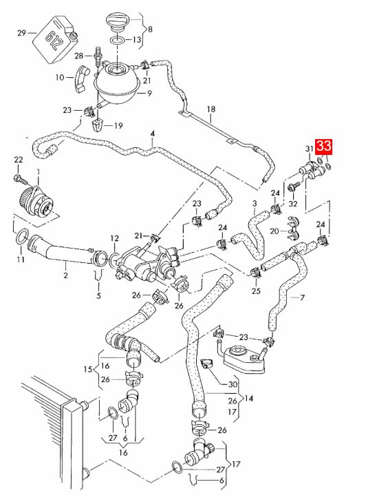 LINK-LOCK 10PCS OR.03.10163 FKM Viton Sealing O-Ring Kit of Coolant pipeline N90890501 3909397 14457385 12855470 650045 For AUDI-CHZB DKLD CUSB ATL DCBD For VW-CHFA AZQ BME ASY