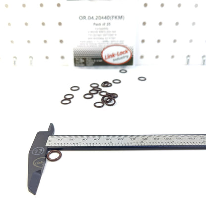LINK-LOCK 20PCS OR.04.20440 FKM Viton Sealing O-Ring Kit of Refrigerant Line 4189248 80873-S50-000 7701207465 924750001R K05183358AA 93197661 for AUDI for VW for SKODA for FORD for HONDA for FIAT