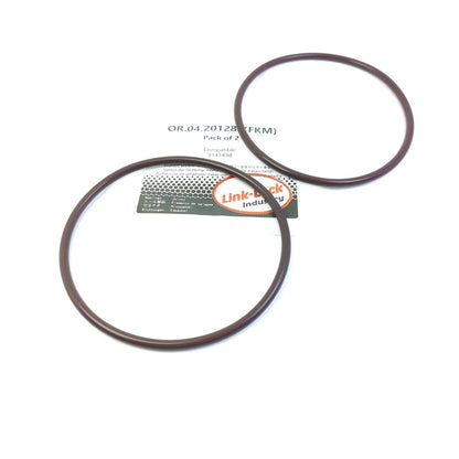 LINK-LOCK 2PCS OR.04.20128 FKM Viton Sealing O-Ring Kit of Fuel Pump to Fuel Tank 9141498 for VOLVO