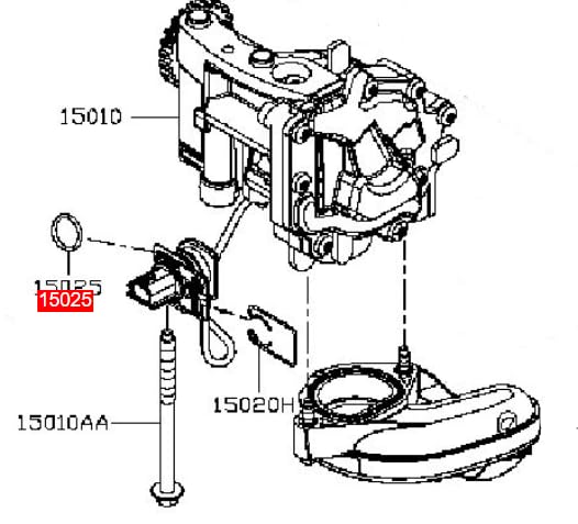LINK-LOCK 10PCS OR.03.10559 FKM Viton Sealing O-Ring Kit of Oil pump 3046201 3348871 15025-00QAA For CUMMINS For NISSAN