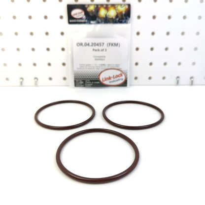 LINK-LOCK 3PCS OR.04.20457 FKM Viton Sealing O-Ring Kit of Charger 30640823 for VOLVO