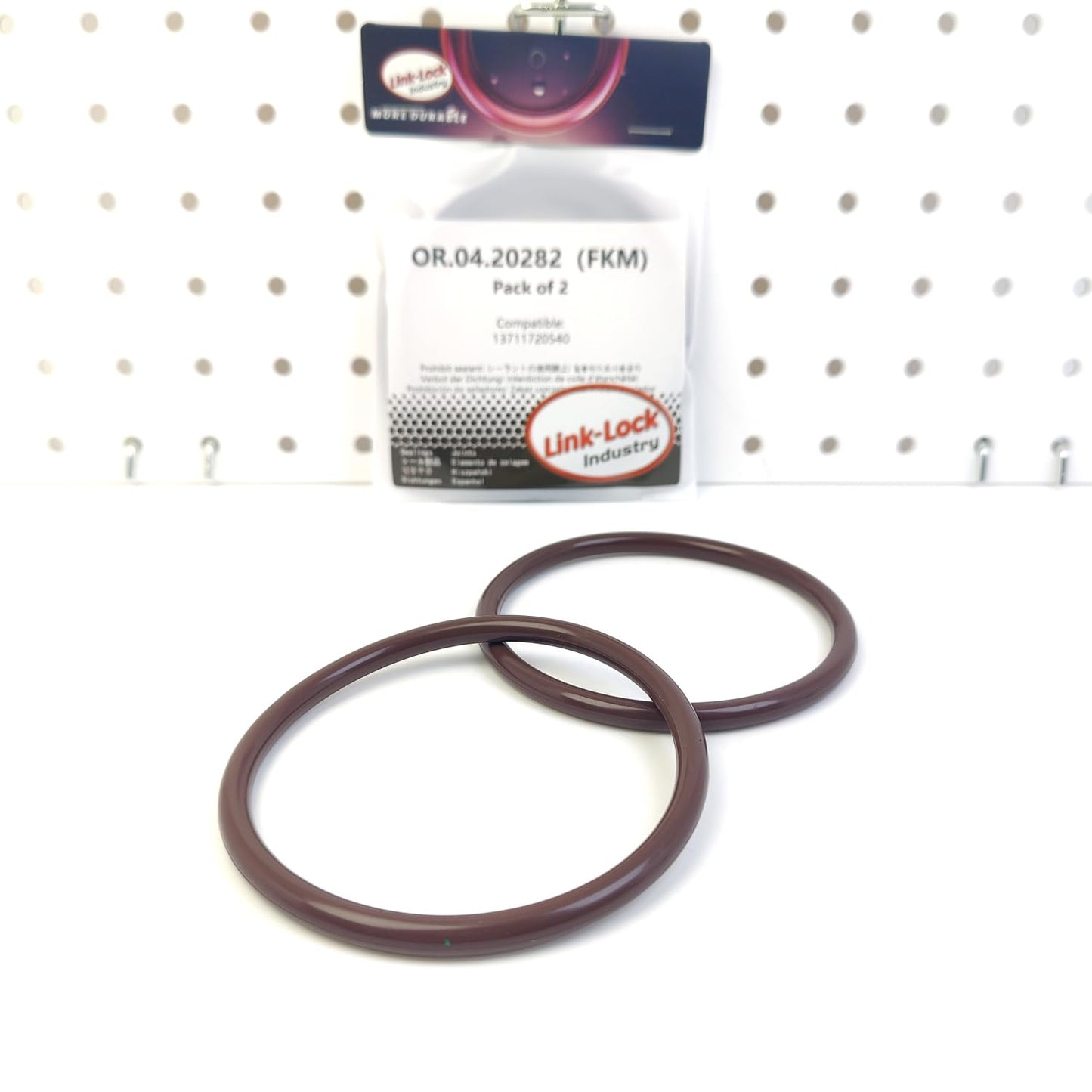 LINK-LOCK 2PCS OR.04.20282 FKM Viton Sealing O-Ring Kit of Cylinder Head Cover Bolt 13711720540 for BMW