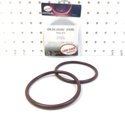 LINK-LOCK 2PCS OR.04.20282 FKM Viton Sealing O-Ring Kit of Cylinder Head Cover Bolt 13711720540 for BMW