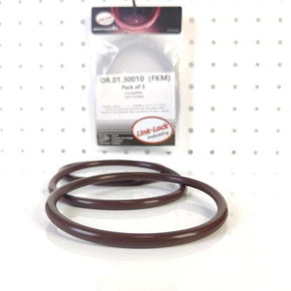 LINK-LOCK 3PCS FKM Viton OR.01.30010 Engine intake pipe O-RING 13711731893 13717794556 for BMW N62 M54