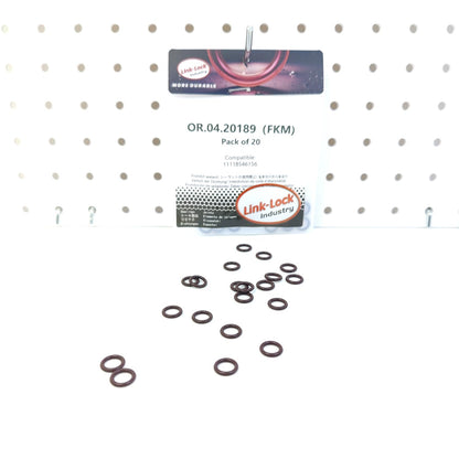 LINK-LOCK 20PCS OR.04.20189 FKM Viton Sealing O-Ring Kit of Engine Housing 11118546156 for AUDI for BMW-IB1 XB4