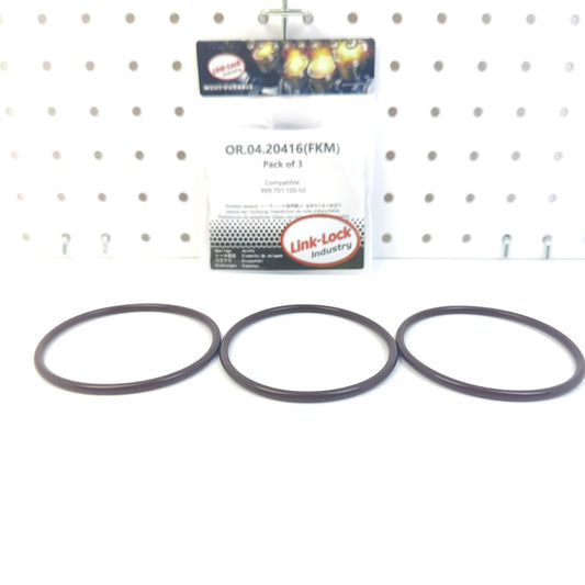 LINK-LOCK 3PCS OR.04.20416 FKM Viton Sealing O-Ring Kit of Filter Console To Oil Tank 999.701.100.50 for PORSCHE