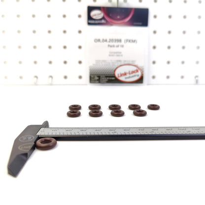 LINK-LOCK 10PCS OR.04.20398 FKM Viton Sealing O-Ring Kit of Fuel Line 90301-06019 for LEXUS