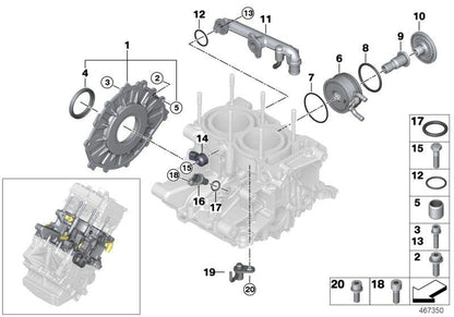 LINK-LOCK 20PCS FKM Viton OR.01.40002 Engine Camshaft sensor O-RING gasket  12141748398 12140148893  11517507717" for BMW B38 B48 N43 N45 N46 N52 N20 N26 N55 N51 N53 N54 S63 S55 N62 N73 M62 M73 N63