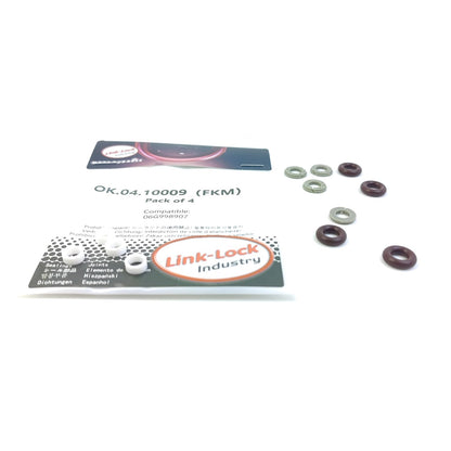 LINK-LOCK 4Set OK.04.10009 fuel injector repair kit 06G998907 with FKM Viton O-RING For VW For AUDI 280T 2.0T 40T CZDA CHJA