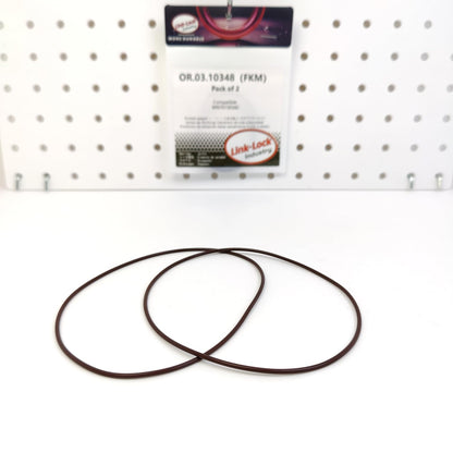 LINK-LOCK 2PCS OR.03.10348 FKM Viton Sealing O-Ring Kit of Cylinder Liner 99970739340 For PORSCHE-M96 M97