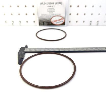LINK-LOCK 2PCS OR.04.20366 FKM Viton Sealing O-Ring Kit of Air Compressor 06.56936-2969 06.569362969 967344 for MAN for VOLVO for PENTA