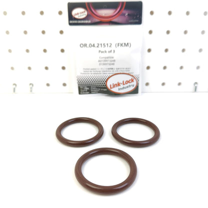 LINK-LOCK 3PCS OR.04.21512 FKM Viton Sealing O-Ring Kit of Turbocharger A0139973248 0139973248 for MERCEDES-BENZ-W124 S124 W140 W143