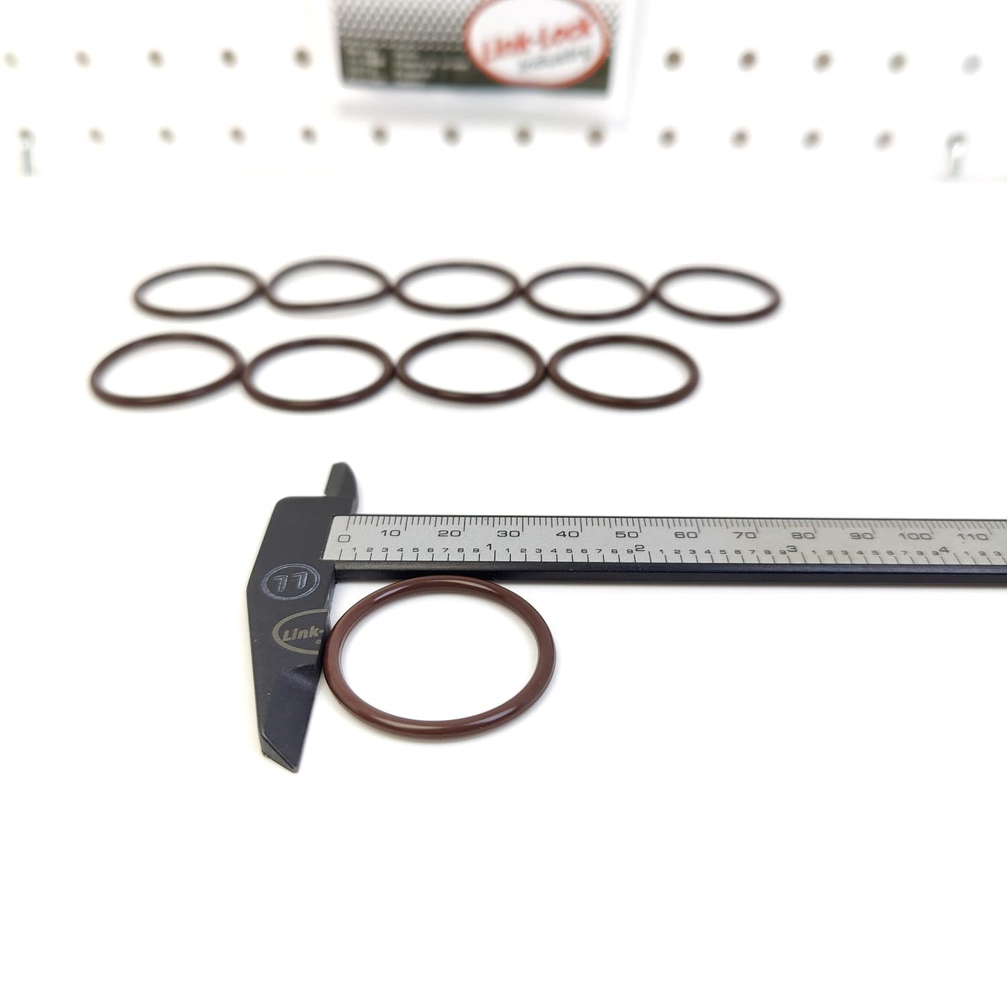 LINK-LOCK 10PCS OR.03.10200 FKM Viton Sealing O-Ring Kit of Common rail fuel injectors 7B0115427E 04893445AA 05184908AA K05184908AB 0179978745 A0179978745 For MERCEDES-BENZ-OM472 OM473 For AUDI