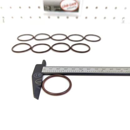 LINK-LOCK 10PCS OR.03.10200 FKM Viton Sealing O-Ring Kit of Common rail fuel injectors 7B0115427E 04893445AA 05184908AA K05184908AB 0179978745 A0179978745 For MERCEDES-BENZ-OM472 OM473 For AUDI