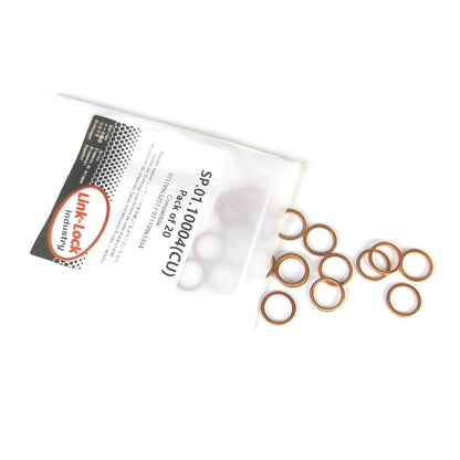 LINK-LOCK 80 PCS COPPER SK.01.10001 Oil drain screw copper gasket 07119963151  07119963132 07119963133 07119963201 07119963394 for BMW N43 N45 N46 N47 N55 M43 M42 M50 B38 B48 N51 N52 N53 N54 N55 N12